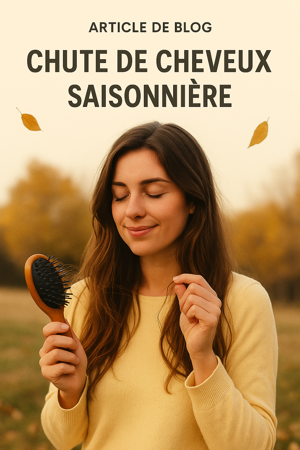 La chute de cheveux saisonnière