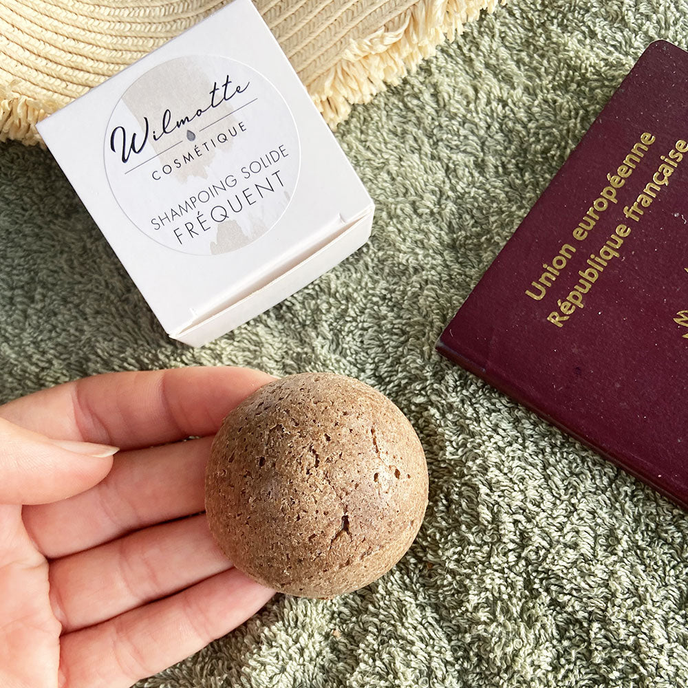 Shampoing solide végétal - Fréquent - Format Voyage